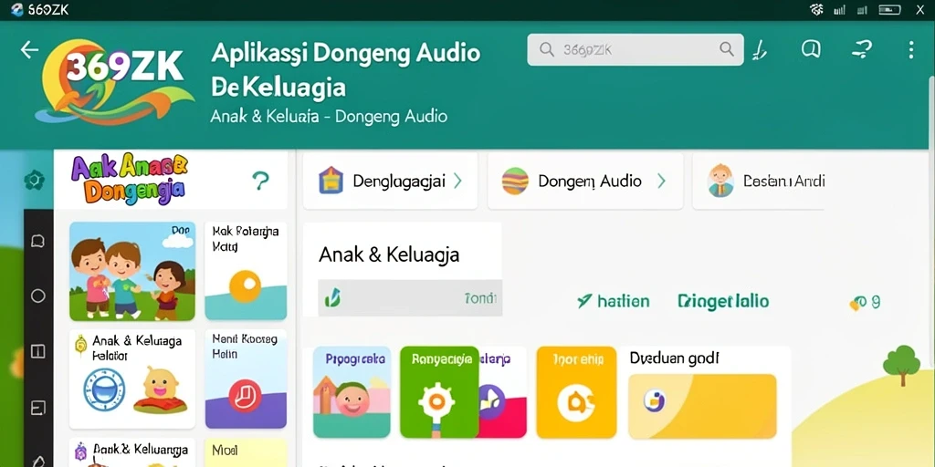 Antarmuka aplikasi <strong>369ZK</strong> yang menarik dan mudah digunakan.