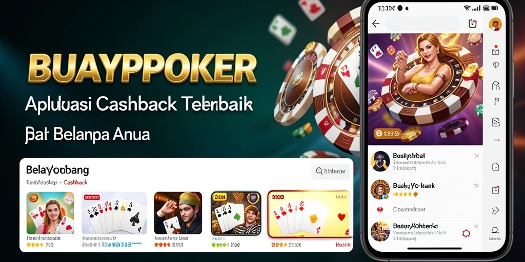 Tampilan antarmuka aplikasi BUAYAPOKER yang memudahkan proses cashback.