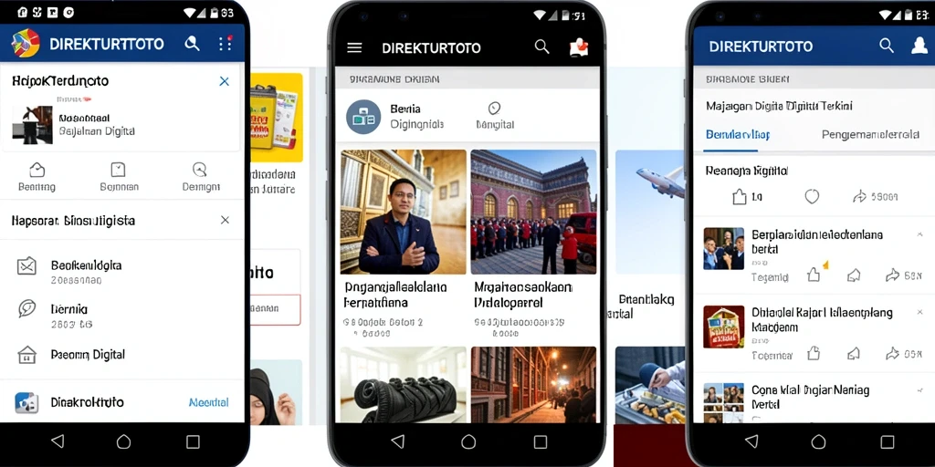 Antarmuka aplikasi DIREKTURTOTO yang menarik dan fungsional.