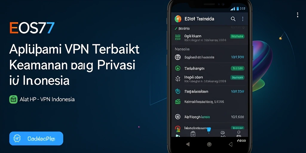 Tampilan antarmuka utama EOS77 yang intuitif dan mudah digunakan.