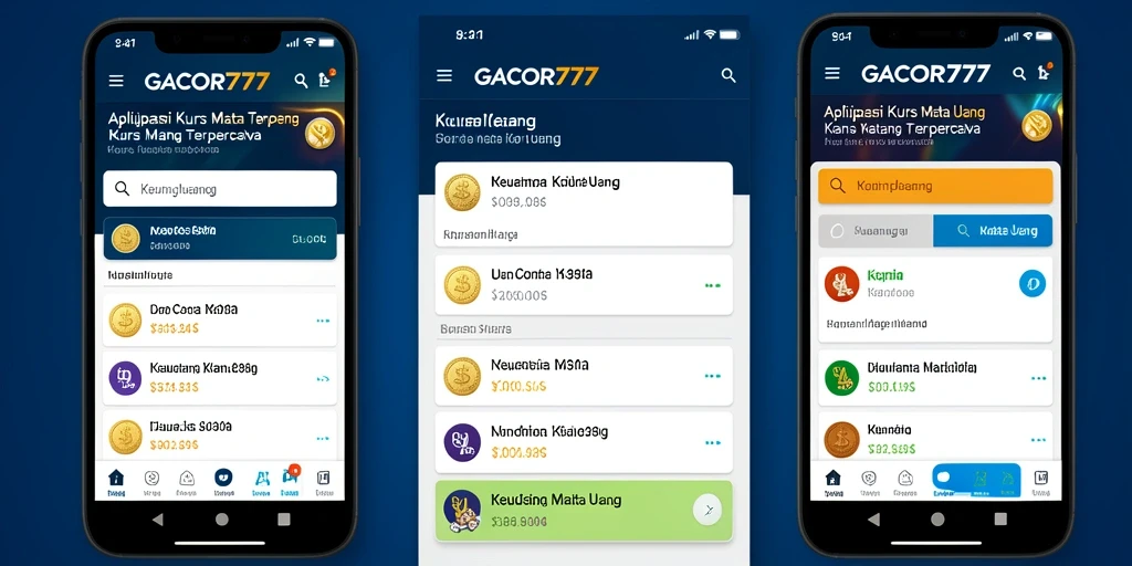 Tampilan antarmuka GACOR777 yang informatif dan mudah digunakan.