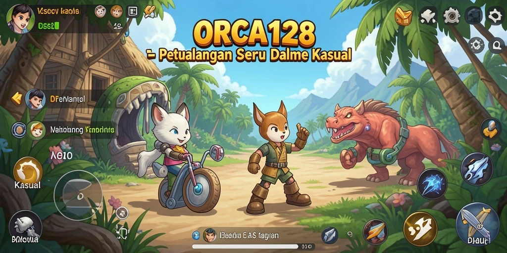 Tampilan antarmuka ORCA128 yang menarik dan intuitif.